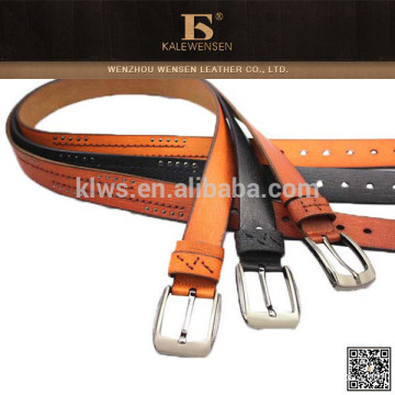 Genuine cowhide leather belt for woman